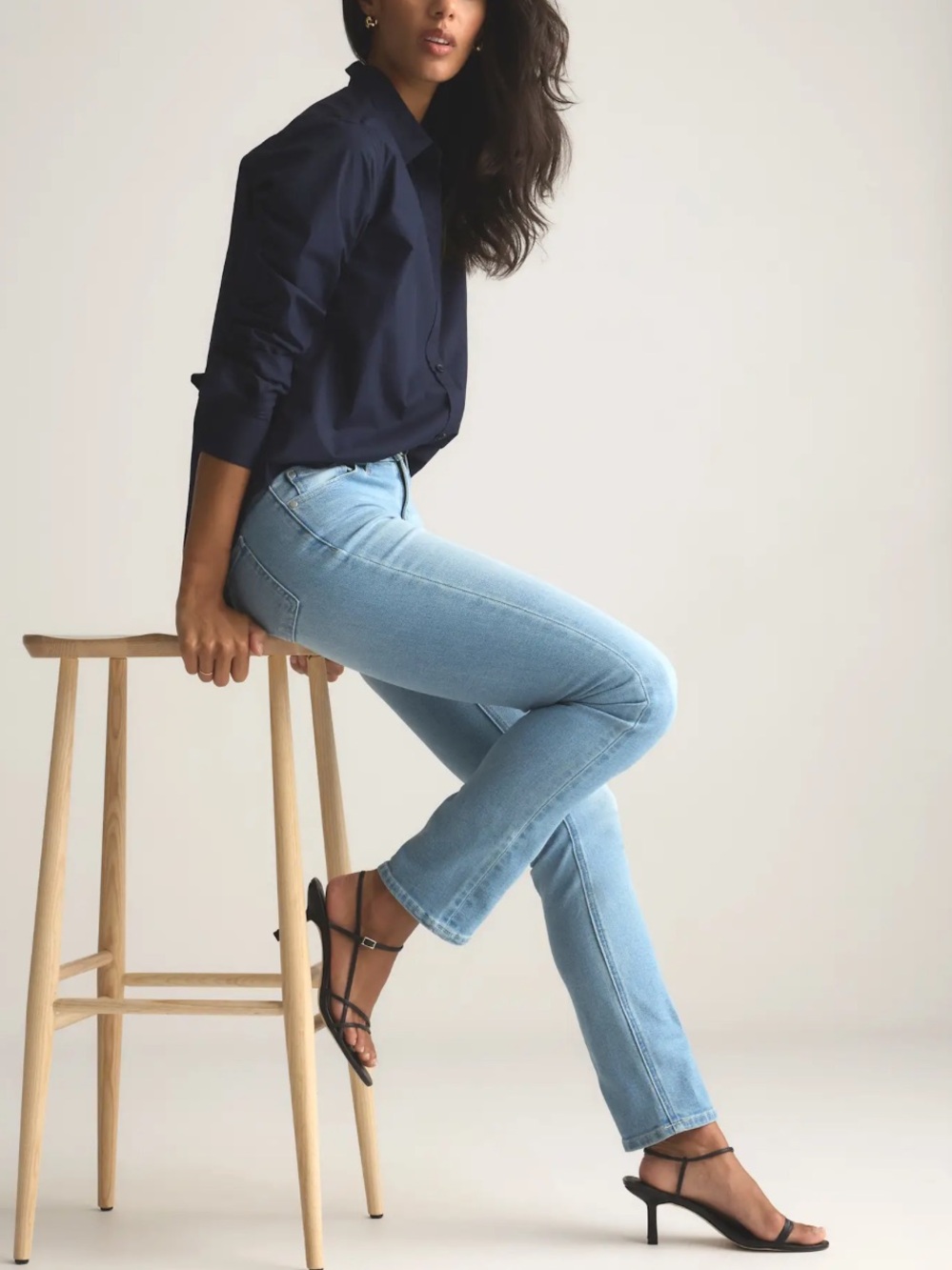 Quince Luna Slim Straight Jeans